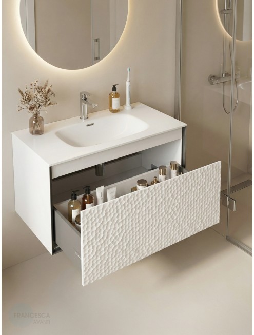 Тумба с раковиной Francesca Avanti Panda art 2510-1000-T