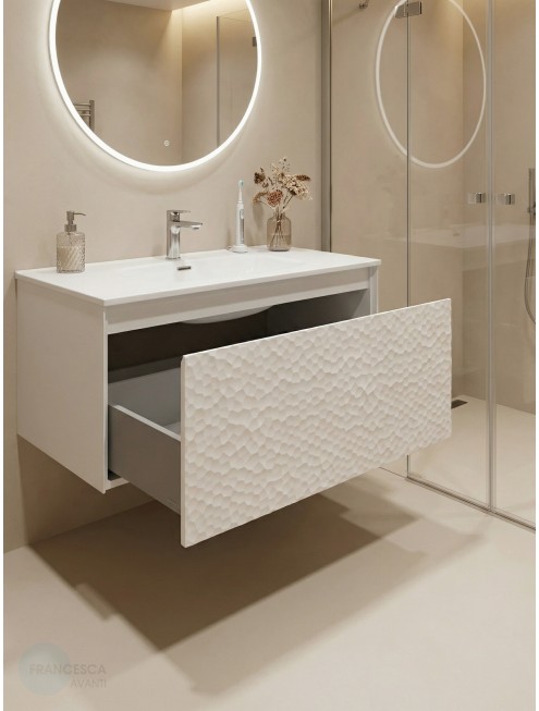 Тумба с раковиной Francesca Avanti Panda art 2510-1000-T