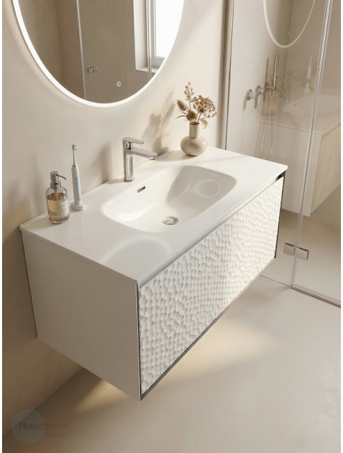 Тумба с раковиной Francesca Avanti Panda art 2510-1000-T