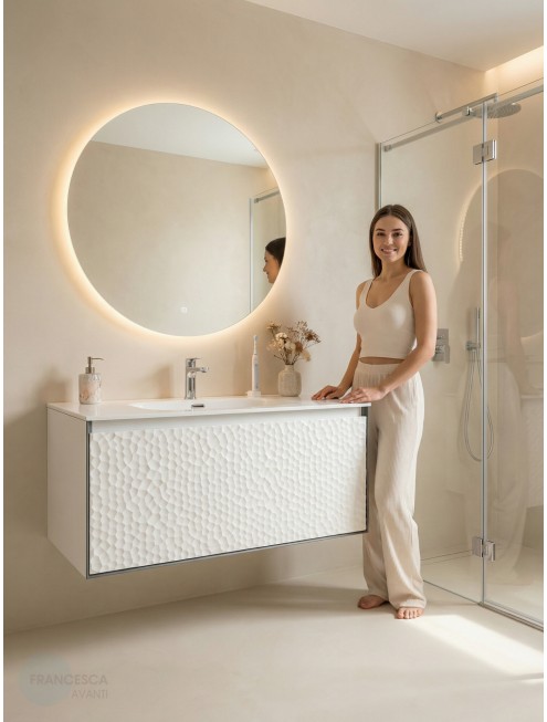 Тумба с раковиной Francesca Avanti Panda art 2510-1000-T