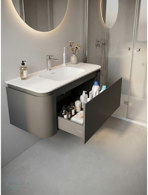 Тумба с раковиной Francesca Avanti Panda art 2511-1200-T