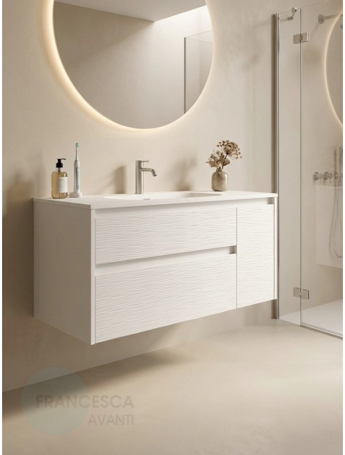 Тумба с раковиной Francesca Avanti Panda art 2513-1000-T