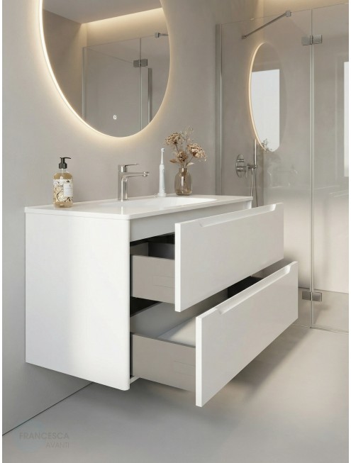 Тумба с раковиной Francesca Avanti Panda art 2515 -1000-T