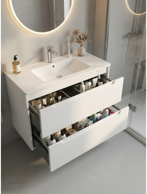 Тумба с раковиной Francesca Avanti Panda art 2515 -1000-T