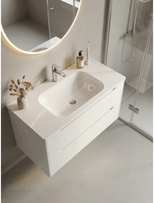 Тумба с раковиной Francesca Avanti Panda art 2515 -1000-T