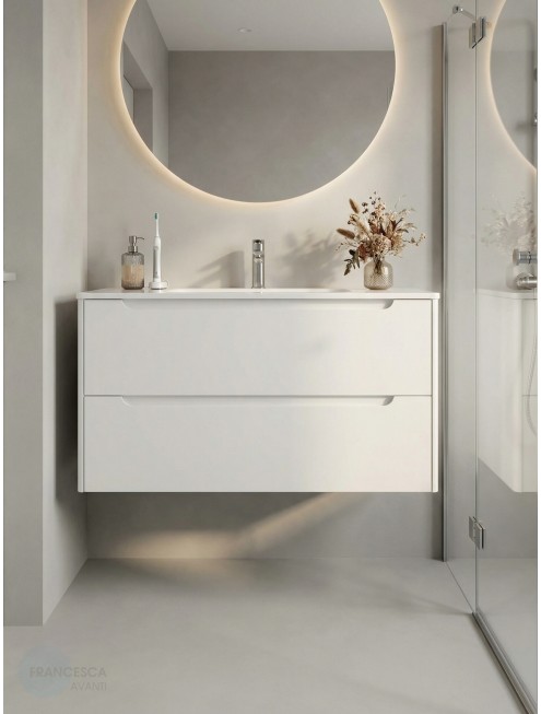 Тумба с раковиной Francesca Avanti Panda art 2515 -1000-T