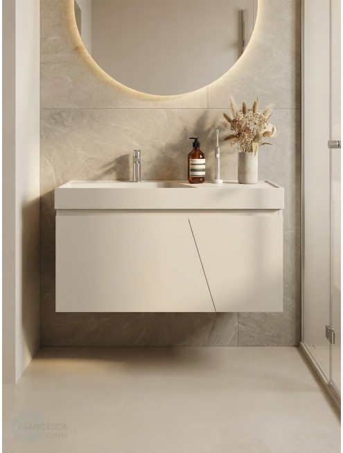 Тумба с раковиной Francesca Avanti Panda art 2517-1000-T