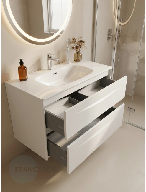 Тумба с раковиной Francesca Avanti Panda art 2518-900-T