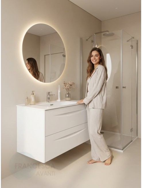 Тумба с раковиной Francesca Avanti Panda art 2518-900-T