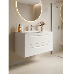 Тумба с раковиной Francesca Avanti Panda art 2518-900-T