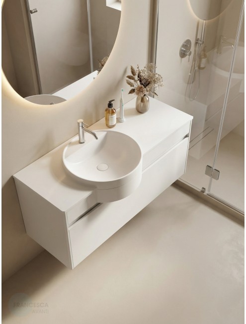 Тумба с раковиной Francesca Avanti Panda art 2521-1200-T