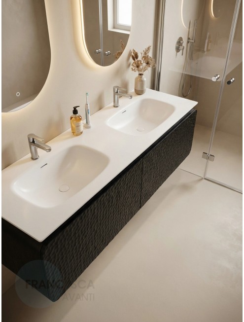 Тумба с раковиной Francesca Avanti Panda art 2527M-1800-T