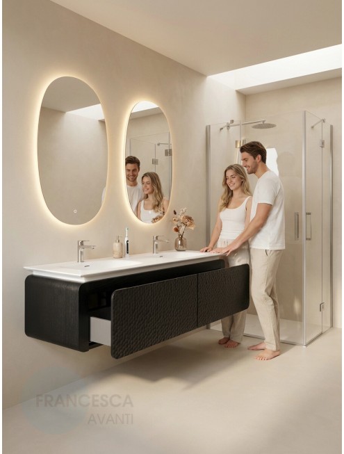 Тумба с раковиной Francesca Avanti Panda art 2527M-1800-T