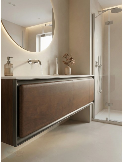 Тумба с раковиной Francesca Avanti Panda art 2532M-1-1600-T