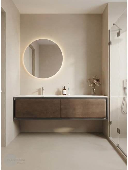 Тумба с раковиной Francesca Avanti Panda art 2532M-1-1600-T