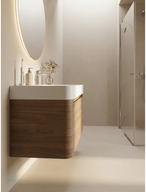 Тумба с раковиной Francesca Avanti Panda art ВТ-13-1000-T