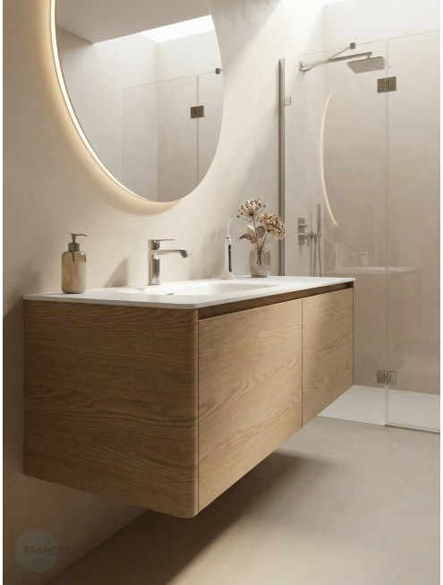 Тумба с раковиной Francesca Avanti Panda art ВТ-14-1400-T