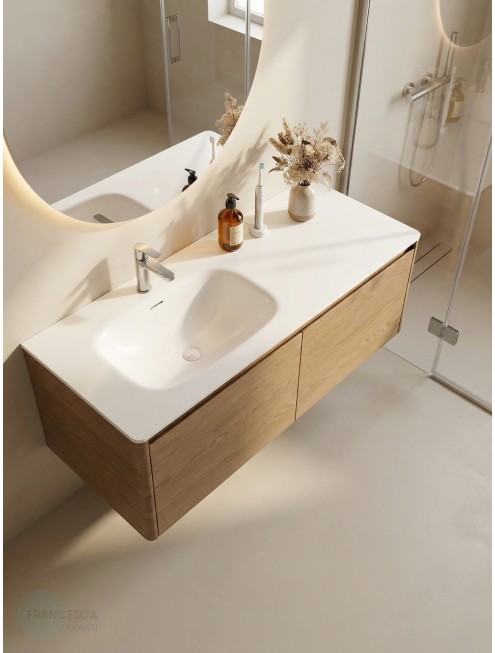 Тумба с раковиной Francesca Avanti Panda art ВТ-14-1400-T