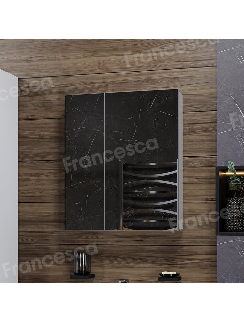 Зеркальный шкаф Francesca 600 правое