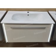 Тумба с раковиной Francesca Avanti Panda 80, DR-05-80, подвесная, бежевая, с подсветкой