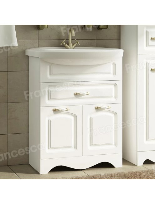 Комплект мебели для ванной комнаты Francesca Империя 55 с ящиком, правый