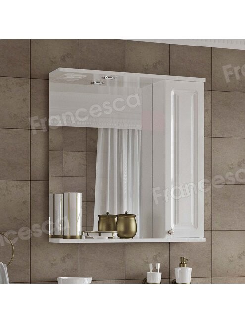 Комплект мебели для ванной комнаты Francesca Империя 60, с ящиками правый