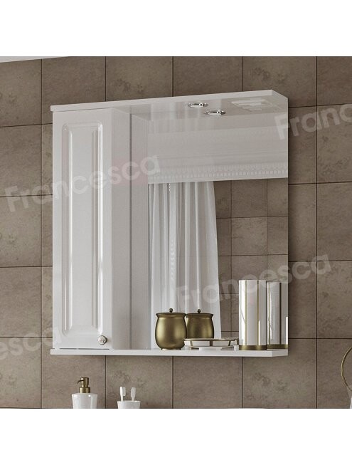 Комплект мебели для ванной комнаты Francesca Империя 60, с 1 ящиком, левый