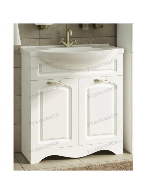 Комплект мебели для ванной комнаты Francesca Империя 75-2, левый