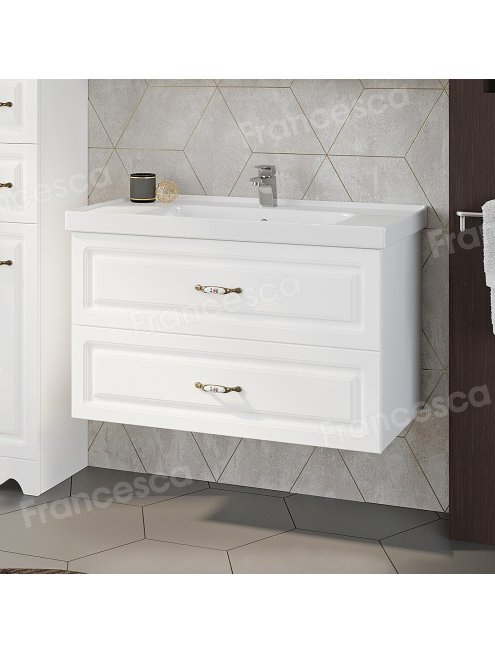 Тумба с раковиной Francesca Империя 90 подвесная