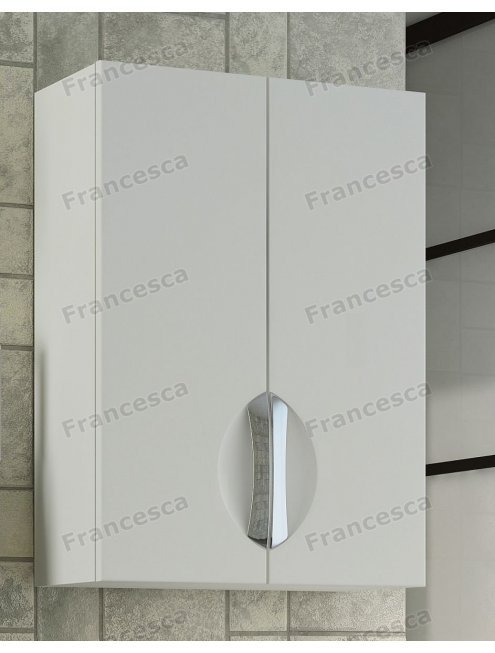 Шкаф навесной Francesca Доминго 50 белый (2 створки)