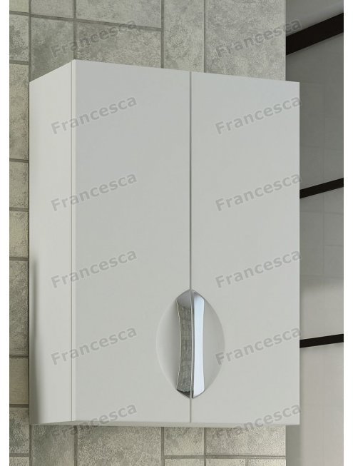 Шкаф навесной Francesca Доминго 60 белый (2дв.)