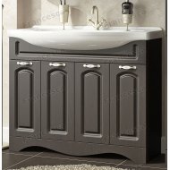 Тумба с раковиной Francesca Империя 100 венге (4 двери, ум. Эльбрус 100)