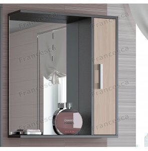 Шкаф-зеркало Francesca Eco 65 дуб-венге