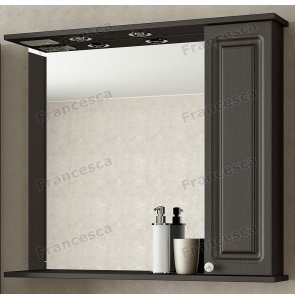 Шкаф-зеркало Francesca Империя 80 венге