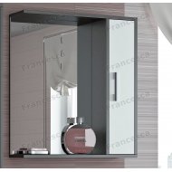 Шкаф-зеркало Francesca Eco 65 белый-венге