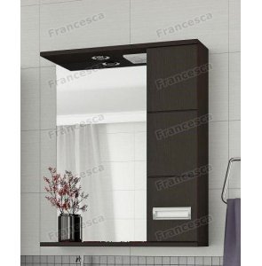 Зеркало-шкаф Francesca Кубо 60 С венге