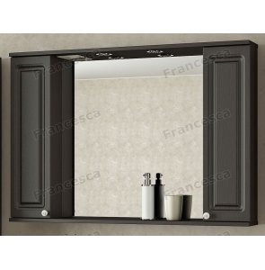 Шкаф-зеркало Francesca Империя 105 венге (2 шкафа)
