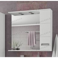 Зеркало-шкаф Francesca Кубо 80 2С белый
